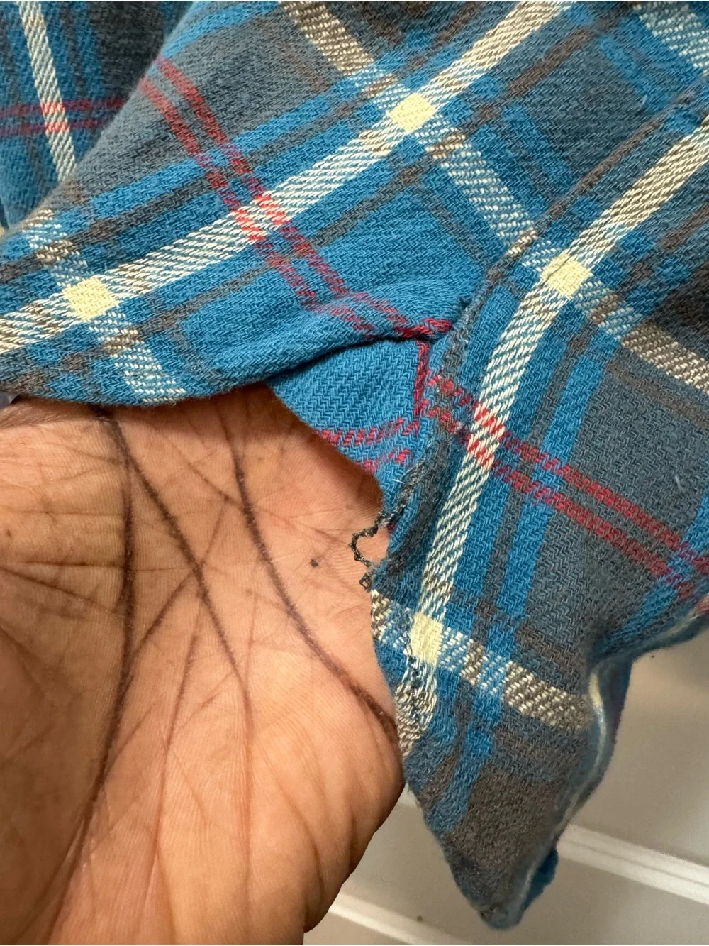 Vintage Ralph Lauren Double RL RRL Blue Flannel Shirt - Picture 10 of 12